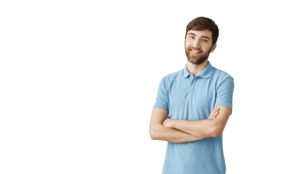 handsome young bearded man posin removebg preview